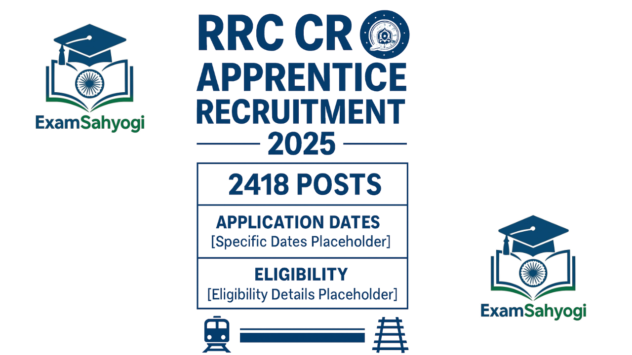 RRC CR Apprentice Recruitment 2025