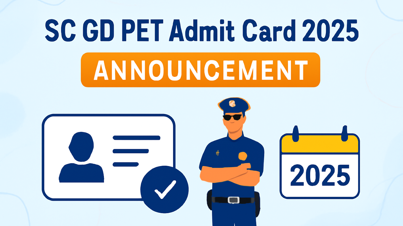 SSC GD PET Admit Card 2025