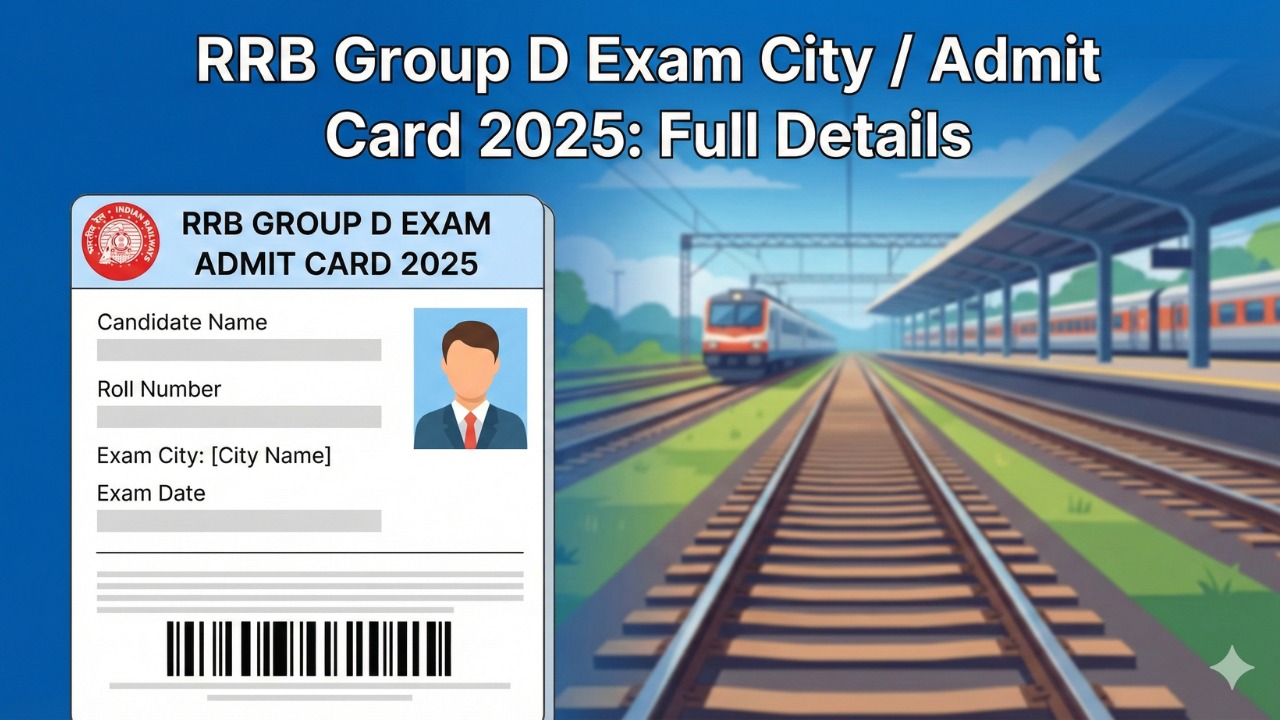RRB Group D Admit Card 2025