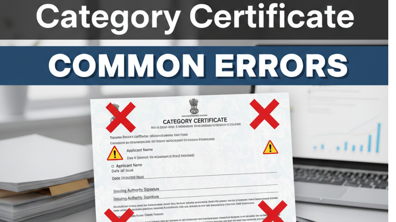 Category Certificate Common Error