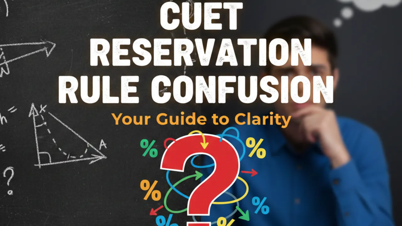 CUET Reservation Rule Confusion